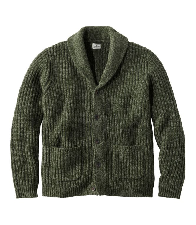Men's L.L.Bean Classic Ragg Wool Sweaters, Cardigan