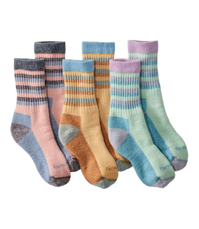 Kids' Farm to Feet Trail Socks, Three-Pack