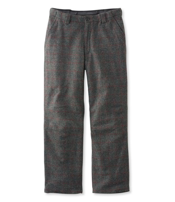 Men's Maine Guide Wool Pants with PrimaLoft, Plaid