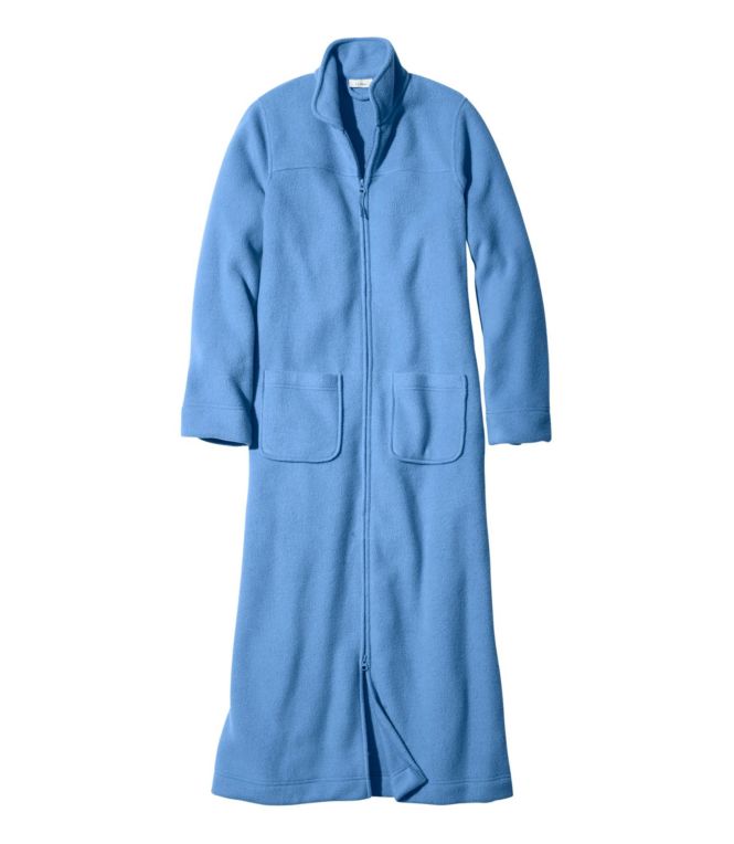 Women's Winter Fleece Robe, Zip-Front
