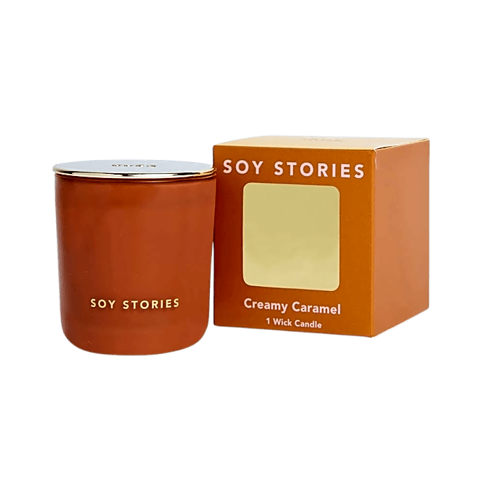 Creamy Caramel 1 Wick Soy Scented Candle