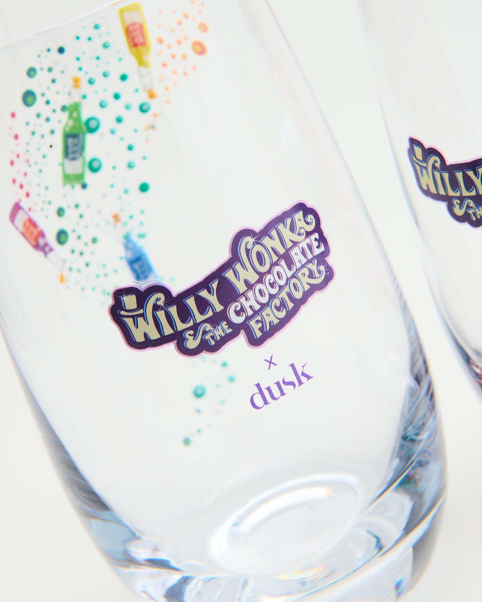 Wonka's Wondrous Drinks 2 x Drinking Glasses