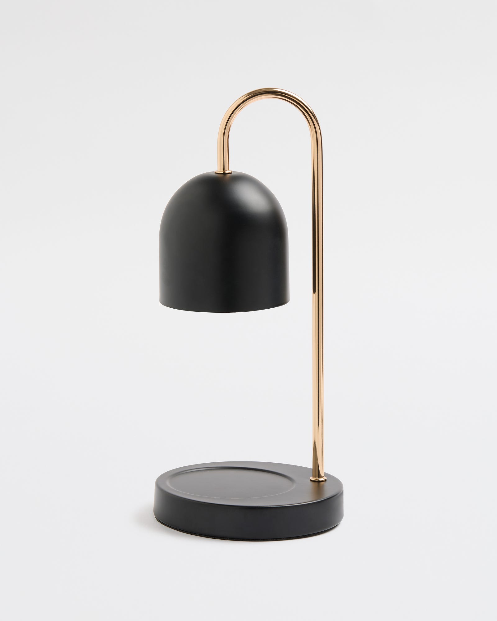 Dome Candle Warmer Black Metal