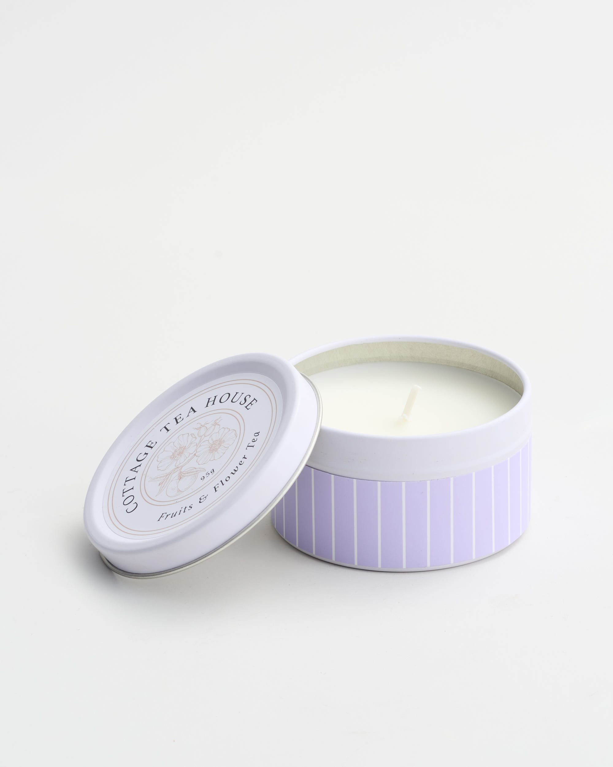 Cottage Tea House Candle in Tin 95g