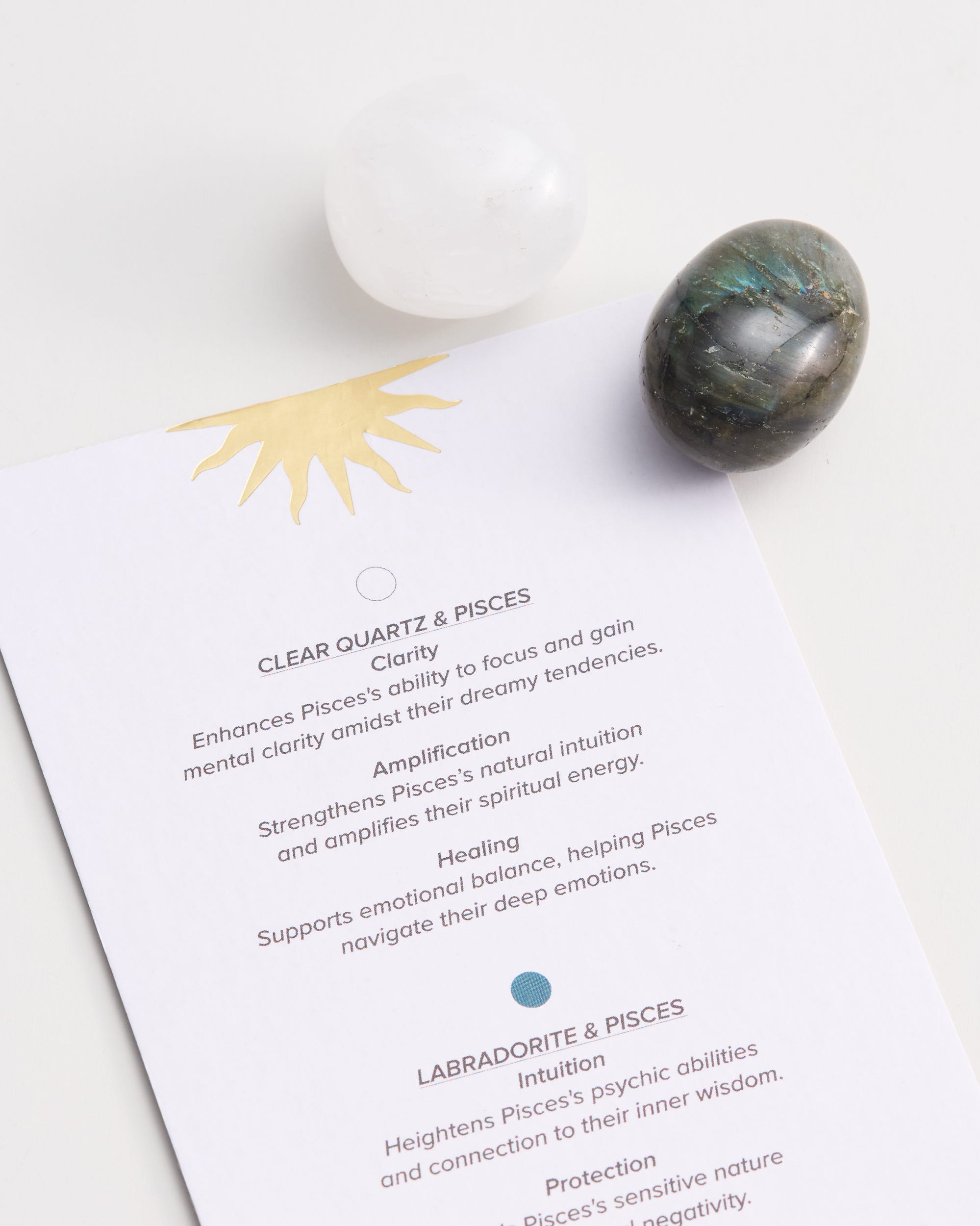 Pisces Zodiac Crystal Set