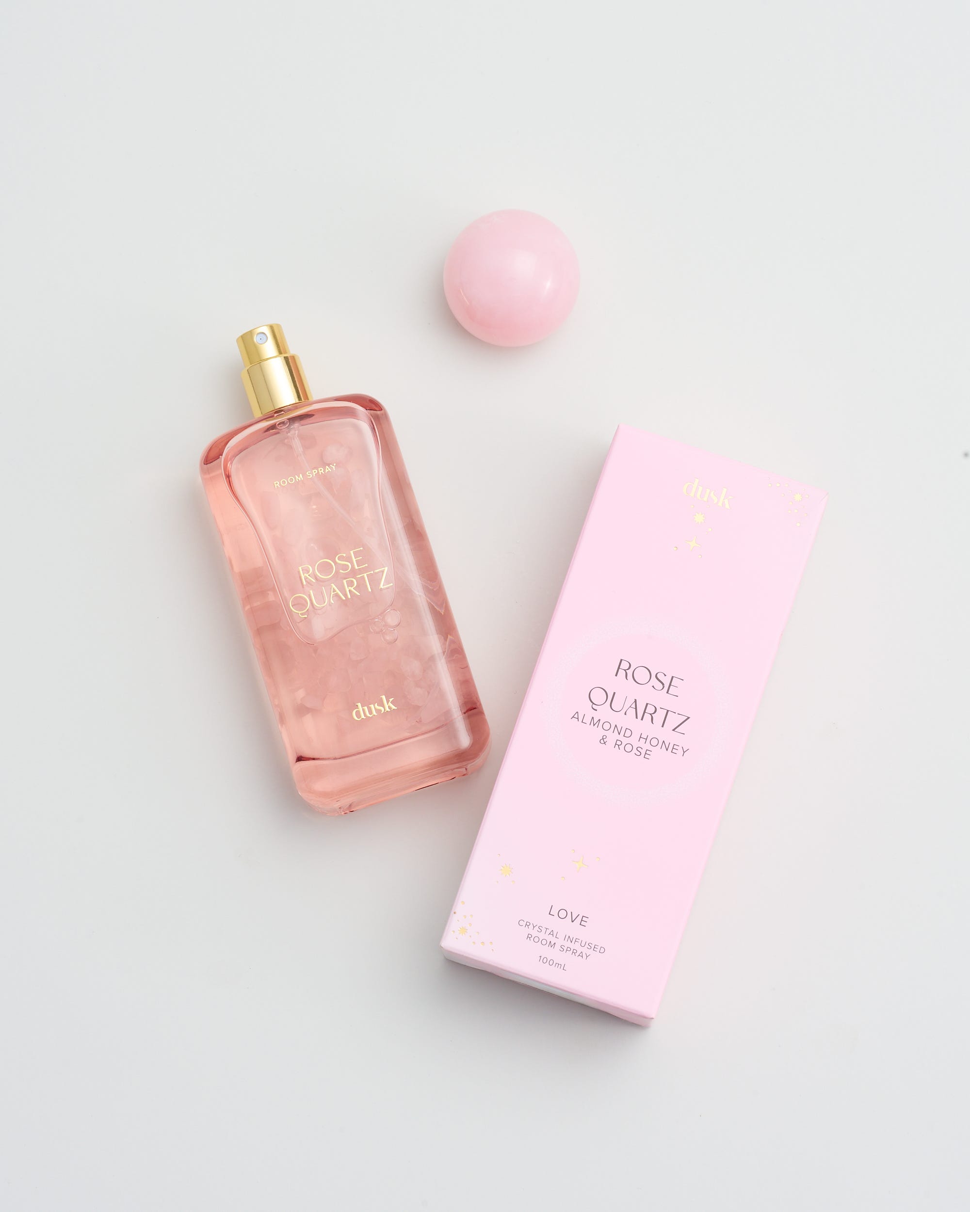 Rose Quartz Crystal Infused Room Spray 100mL