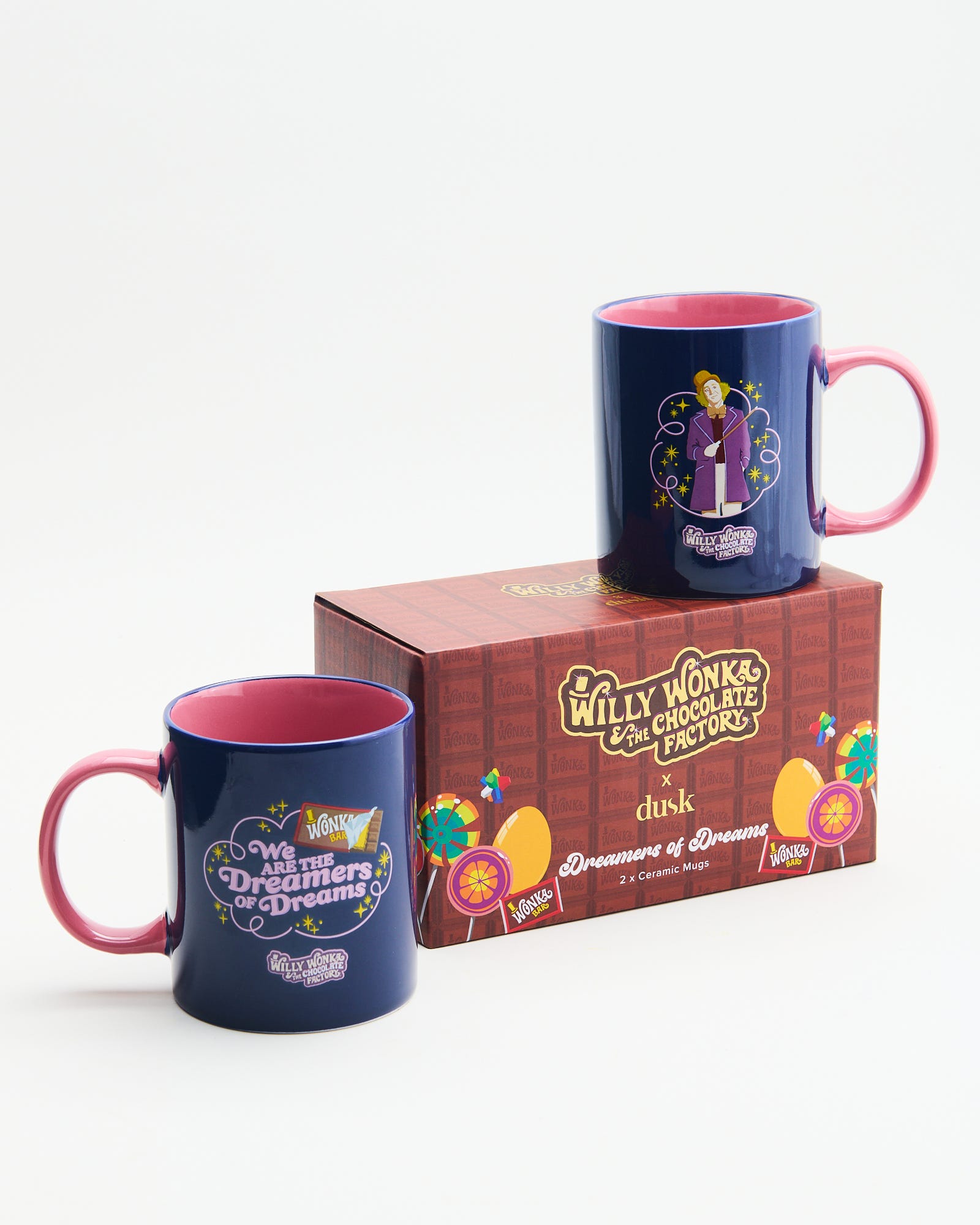 Dreamers of Dreams 2 x Ceramic Mugs