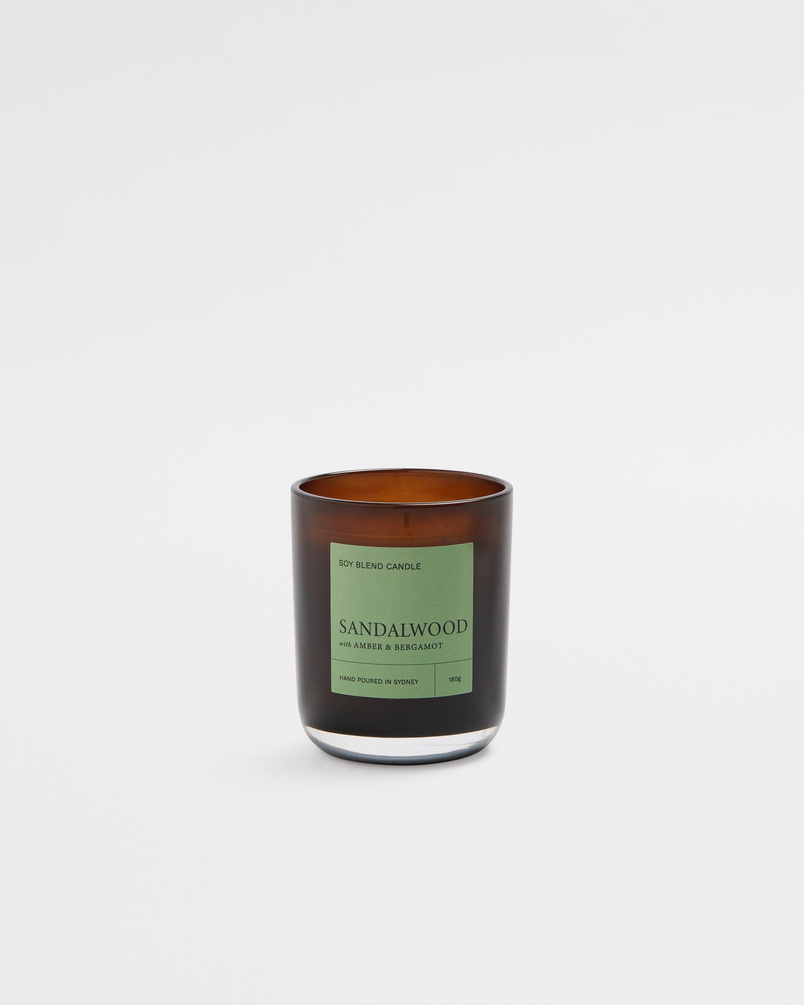 Sandalwood 180g Soy Candle - Rejuvenate Collection