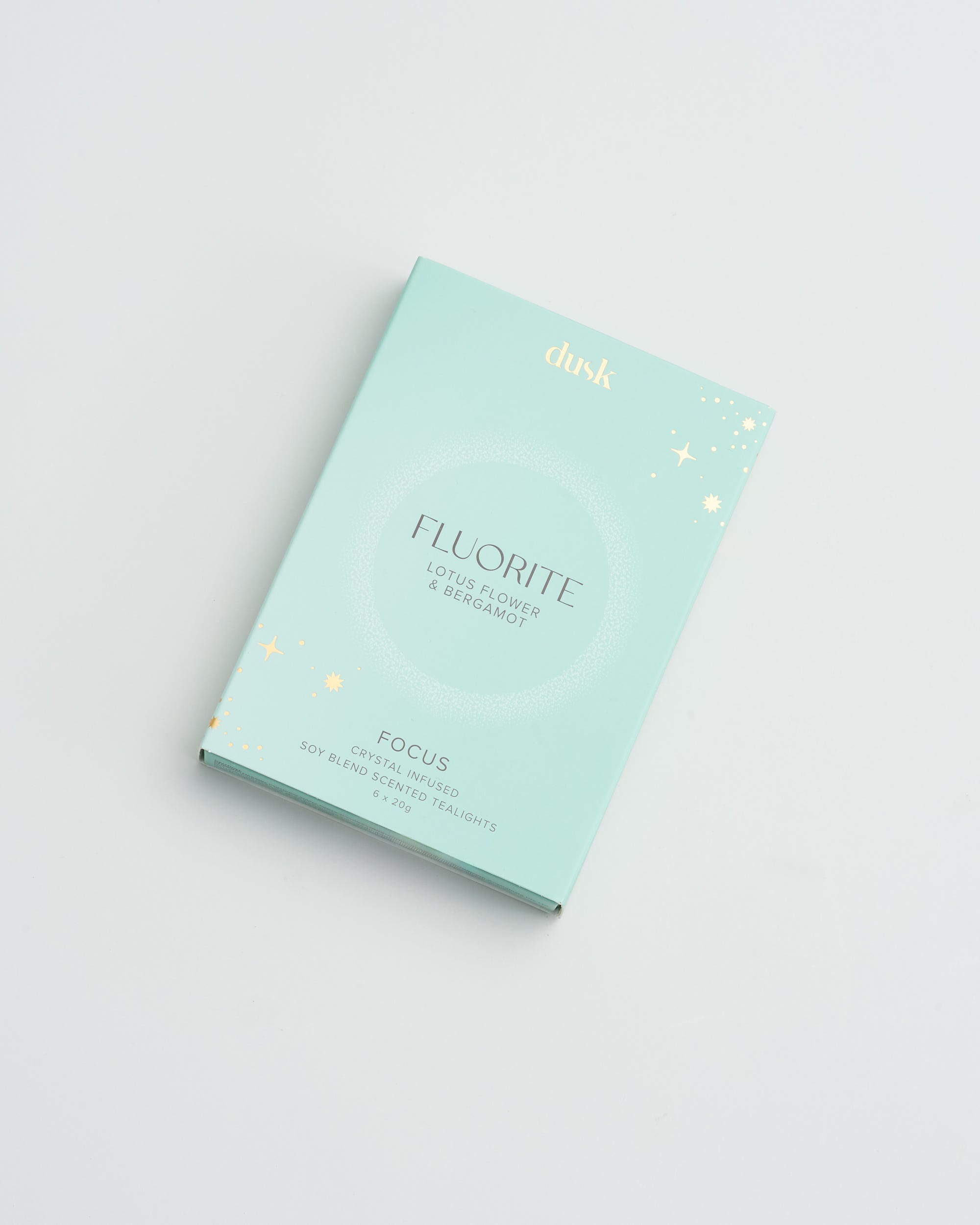 Fluorite Crystal Infused Soy Blend Scented Tealights 6 X 20G