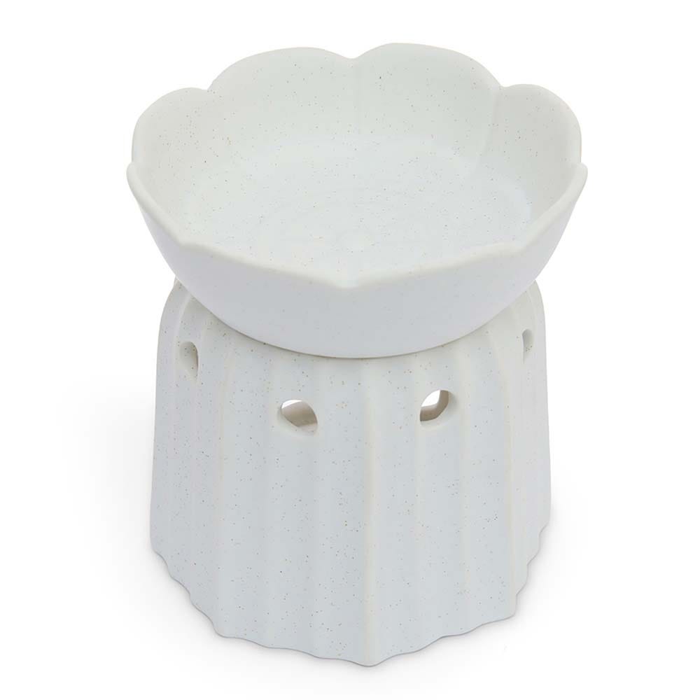 Lotus Flower White Oil Burner