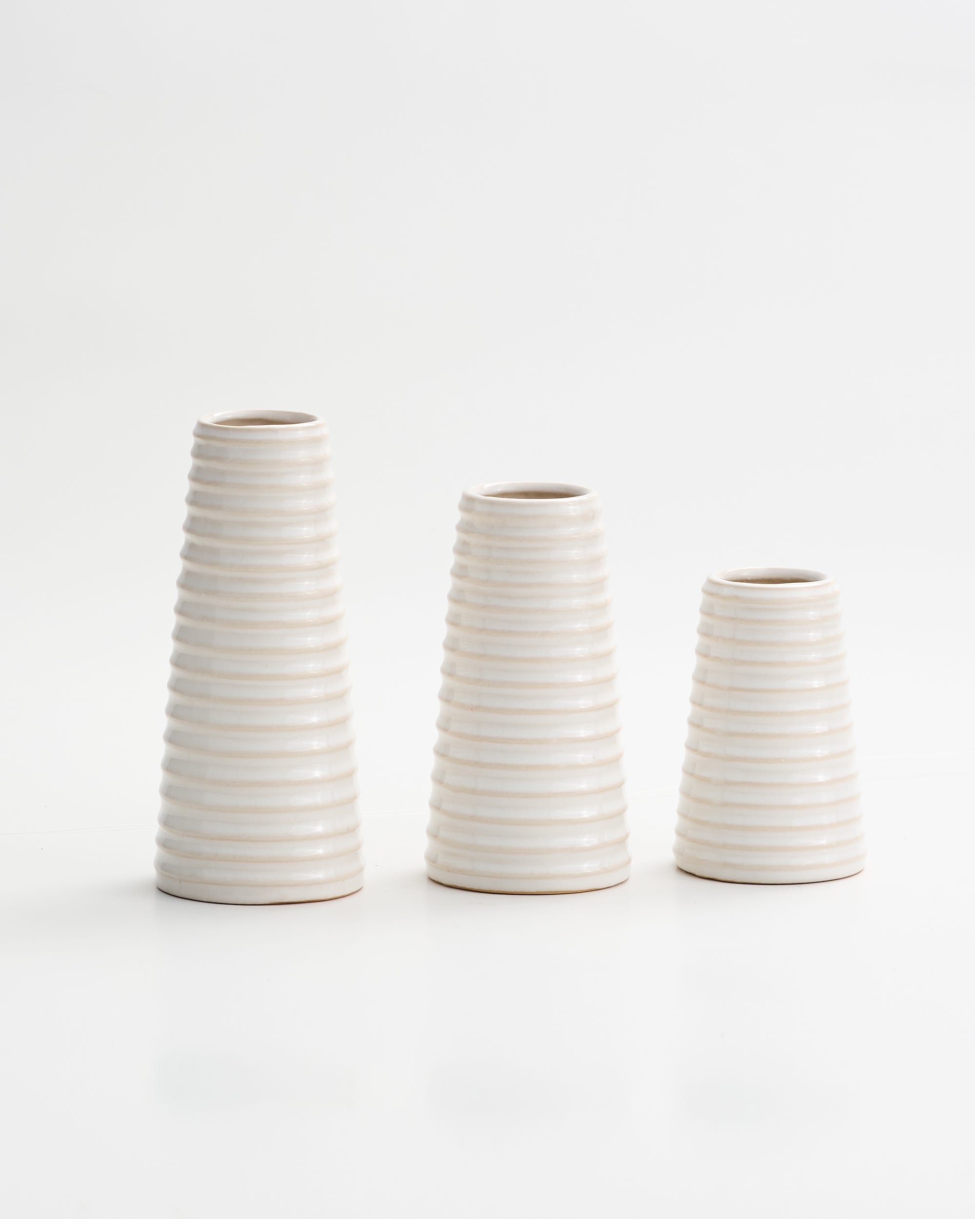 Tea Gardens Ceramic Vases Set Of 3