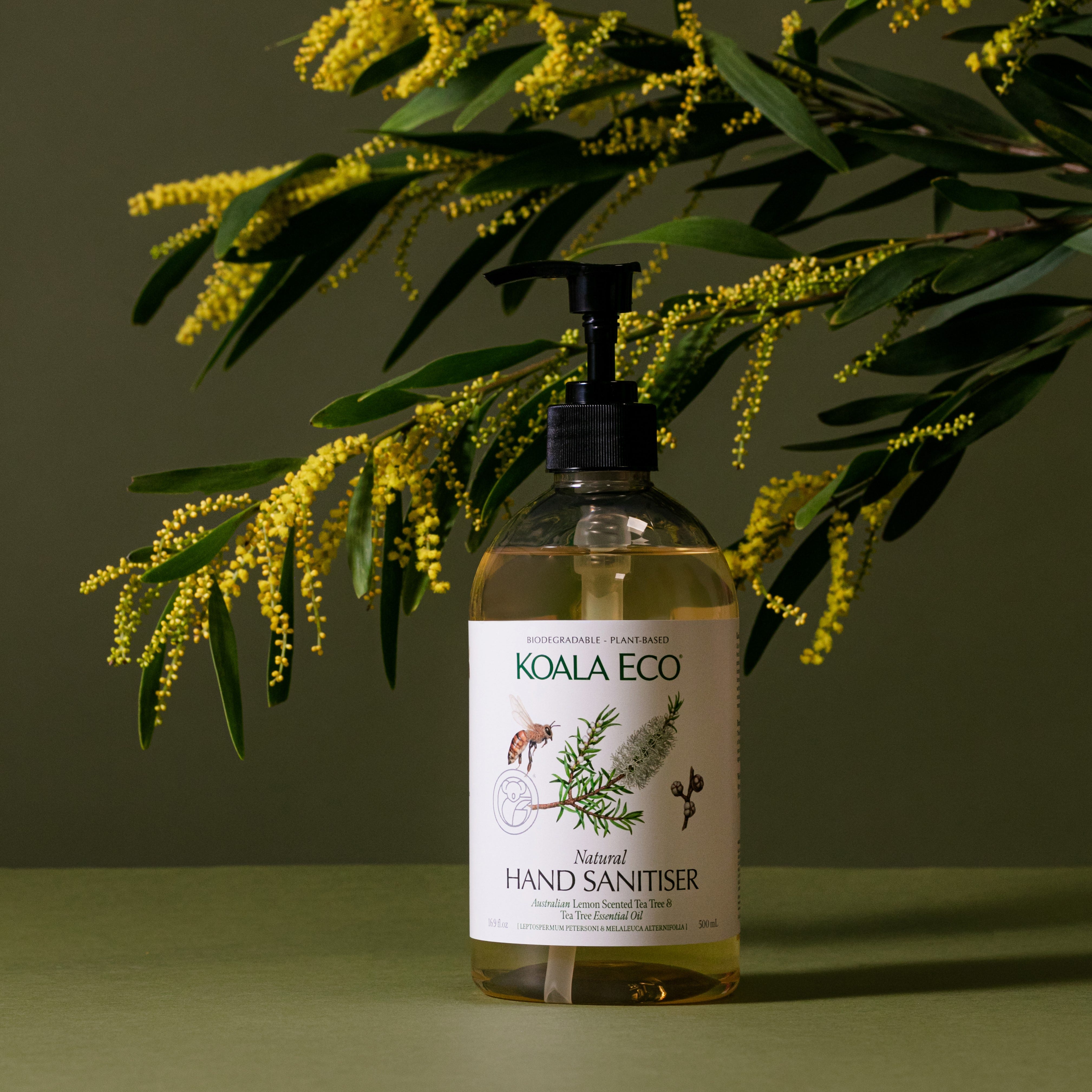 Lemon Scented Tea Tree & Tea Tree Essential Oil Hand Sanitiser 500ml