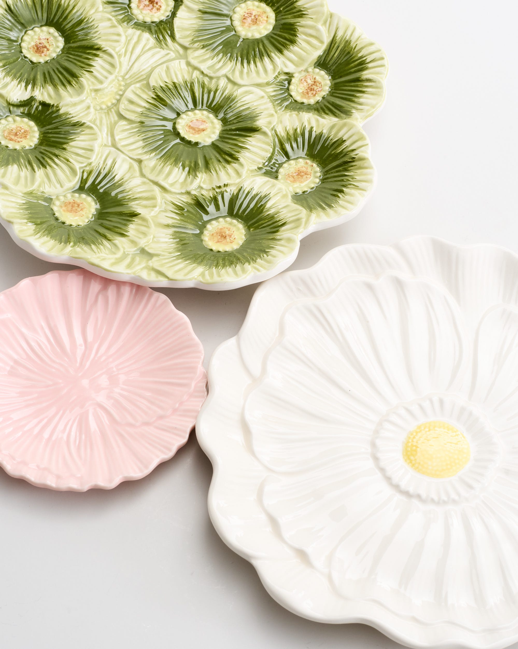 Flower Pillar Candle Holder 10cm