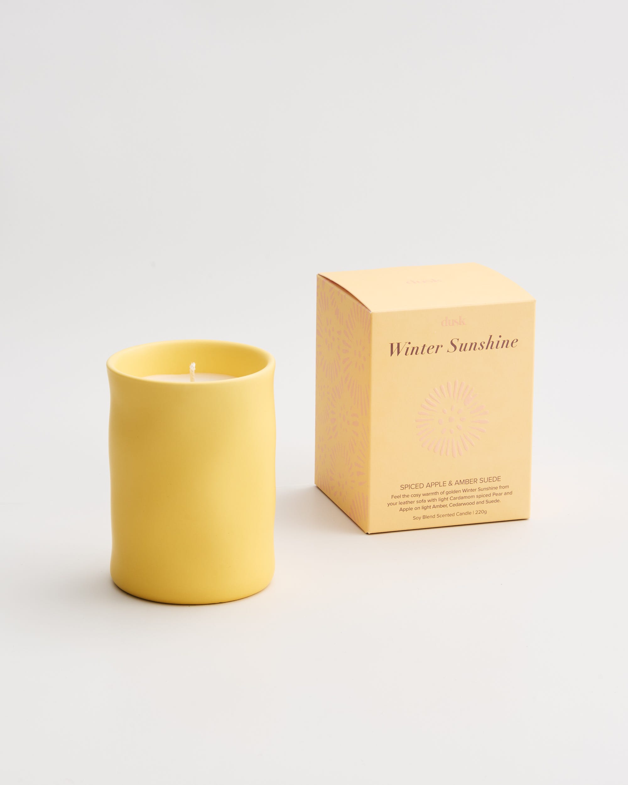 Winter Sunshine Soy Blend Scented Candle 220g