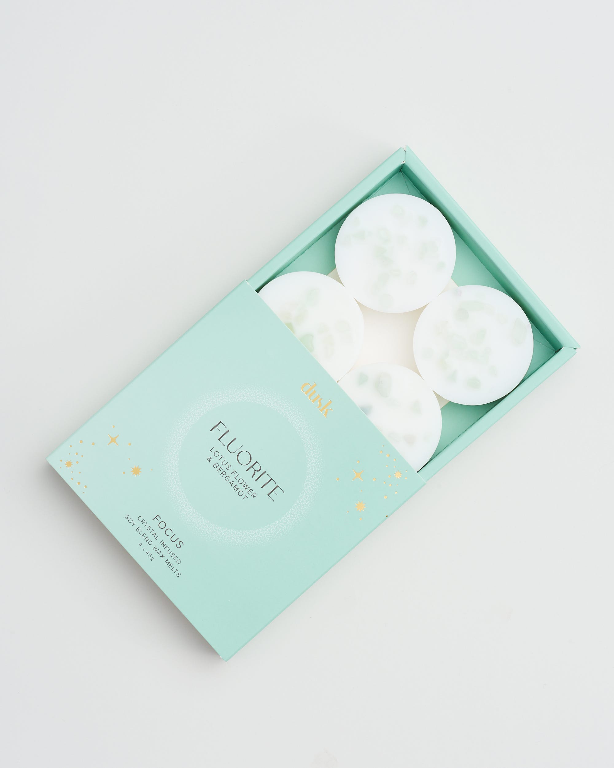 Fluorite Crystal Infused Soy Blend Scented Wax Melts 4 X 45G