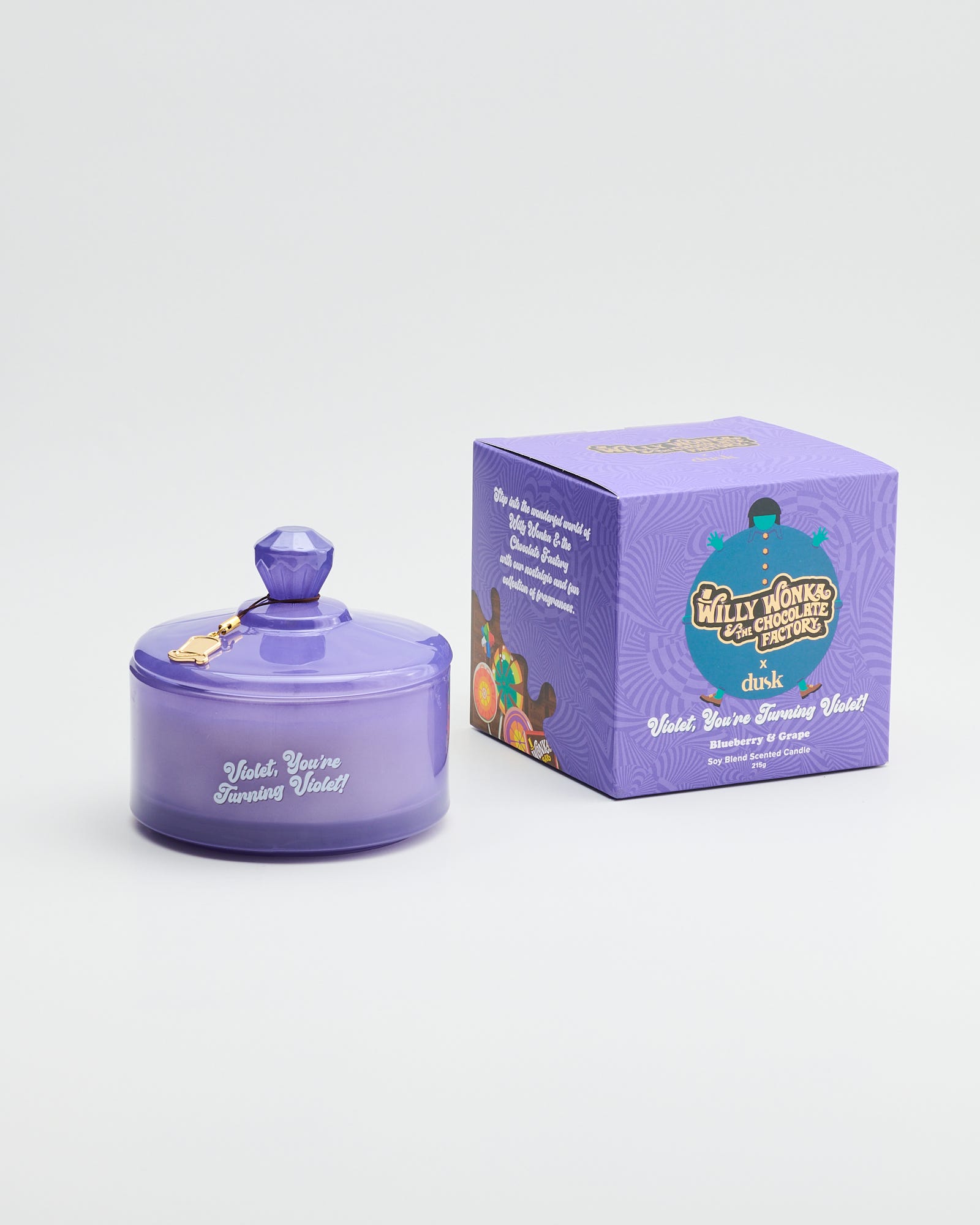 Violet, You're Turning Violet! Soy Blend Scented Candle 215g