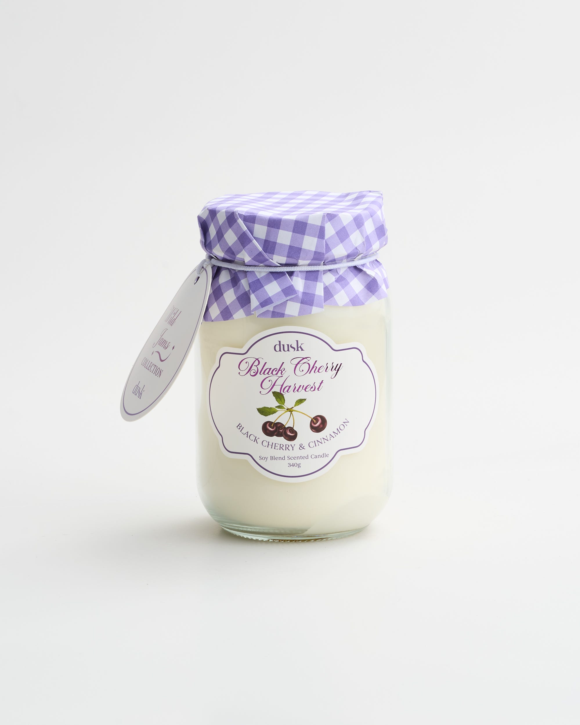 Black Cherry Harvest Jar Candle 340g