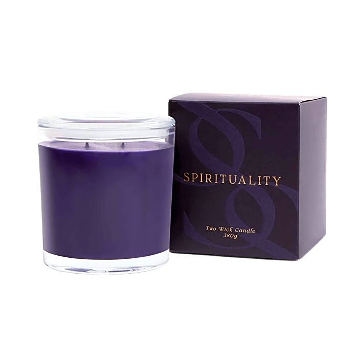 Rose Geranium & Sandalwood Spirituality 2 Wick Scented Candle