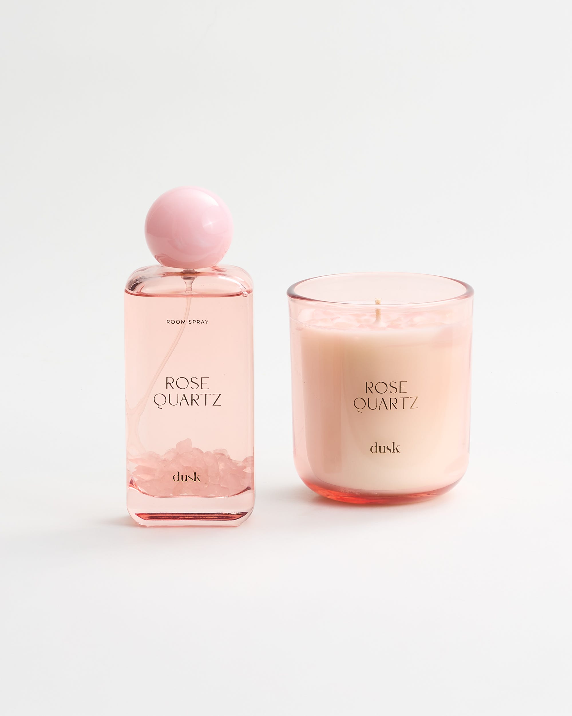 Rose Quartz Candle & Room Spray Gift Set