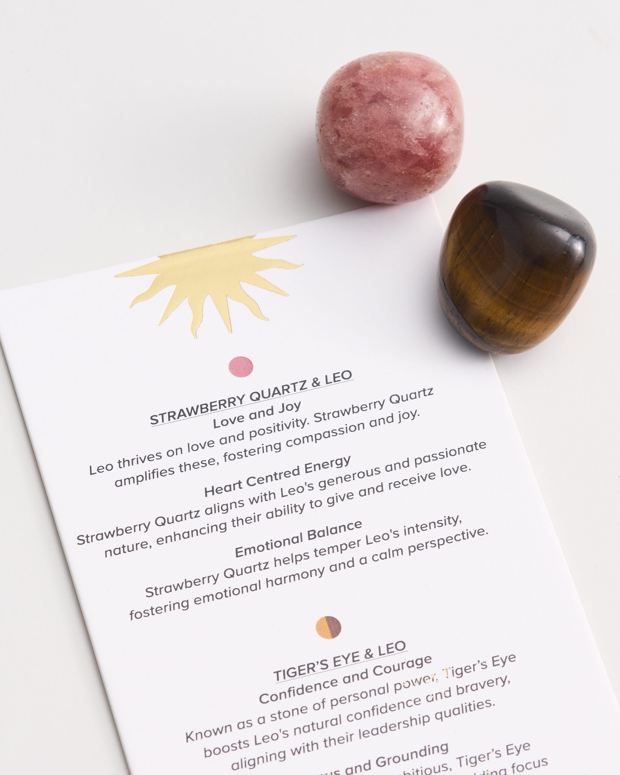 Leo Zodiac Crystal Set