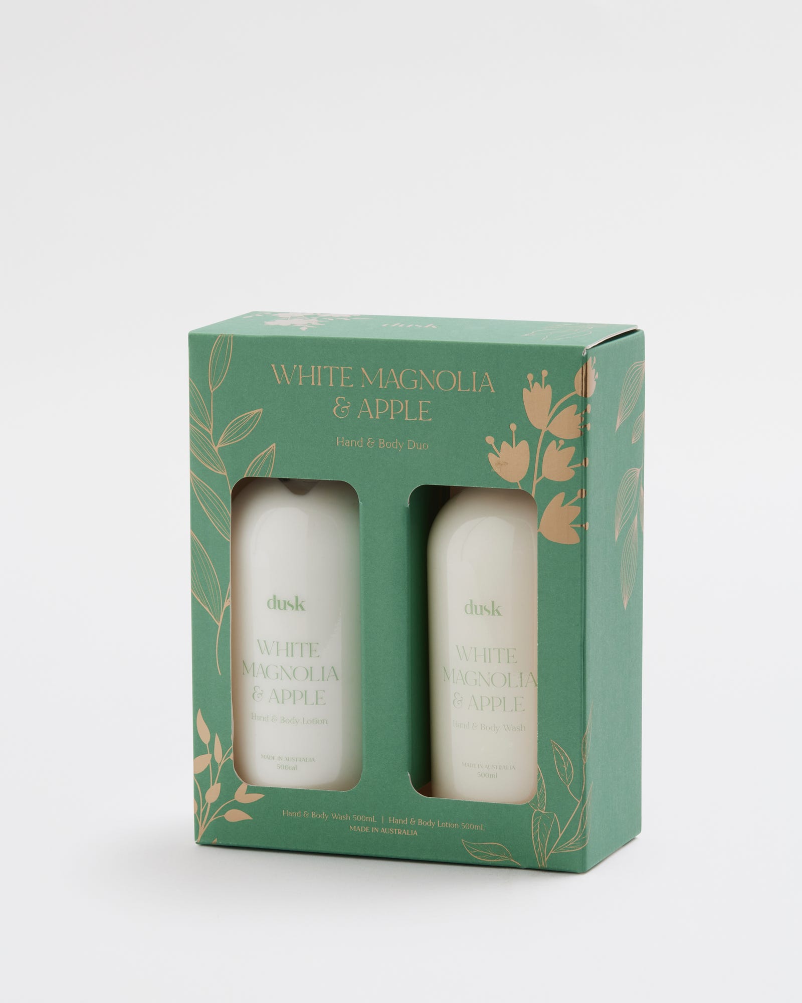 White Magnolia & Apple Wash & Lotion Duo Set 500ml