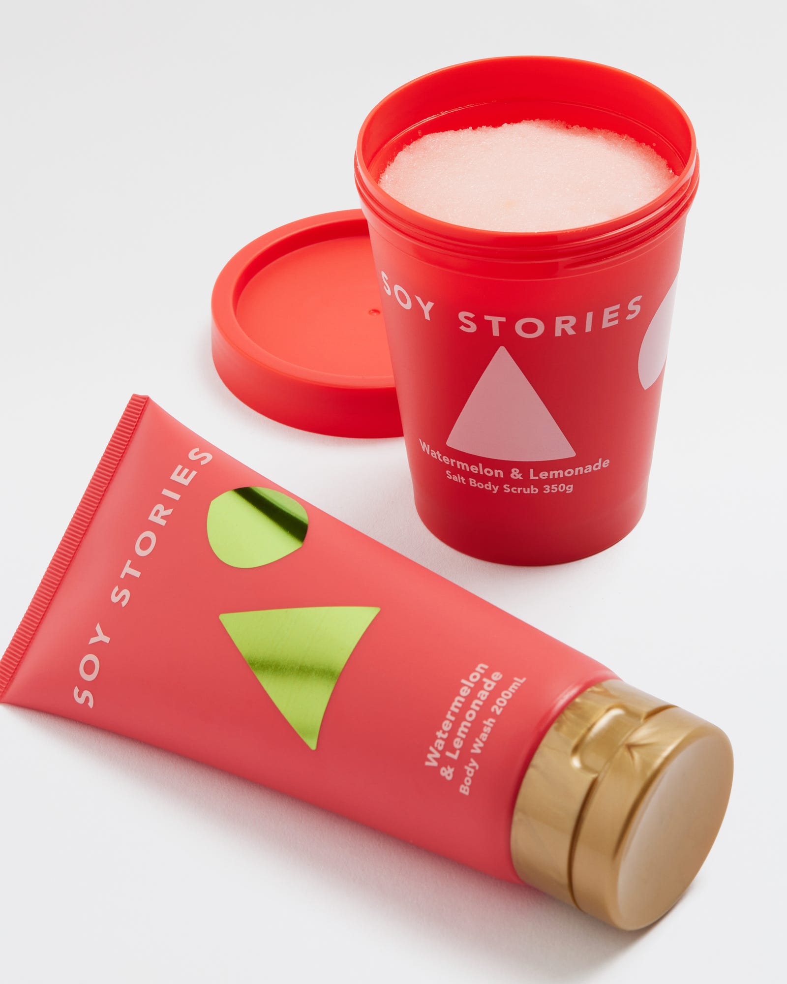 Watermelon & Lemonade Bath Gift Set Soy Stories