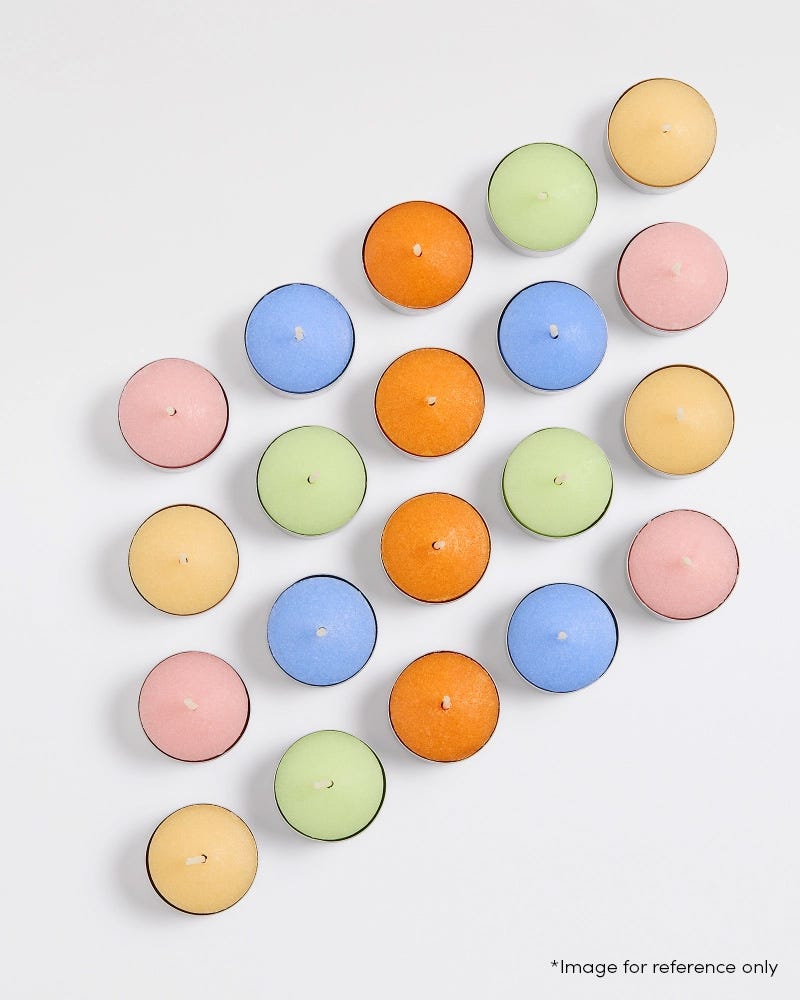 Assorted Scented Tealight Candles (20 Pack)
