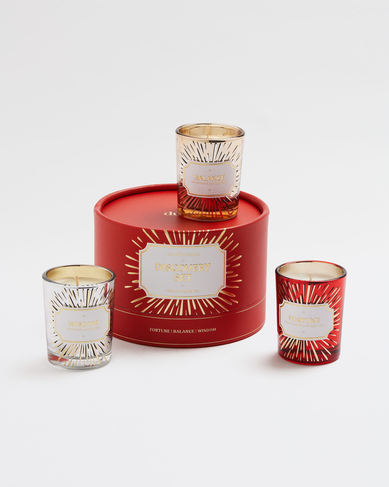 Assorted Discovery Set 55g 3pk Lunar New Year Candle