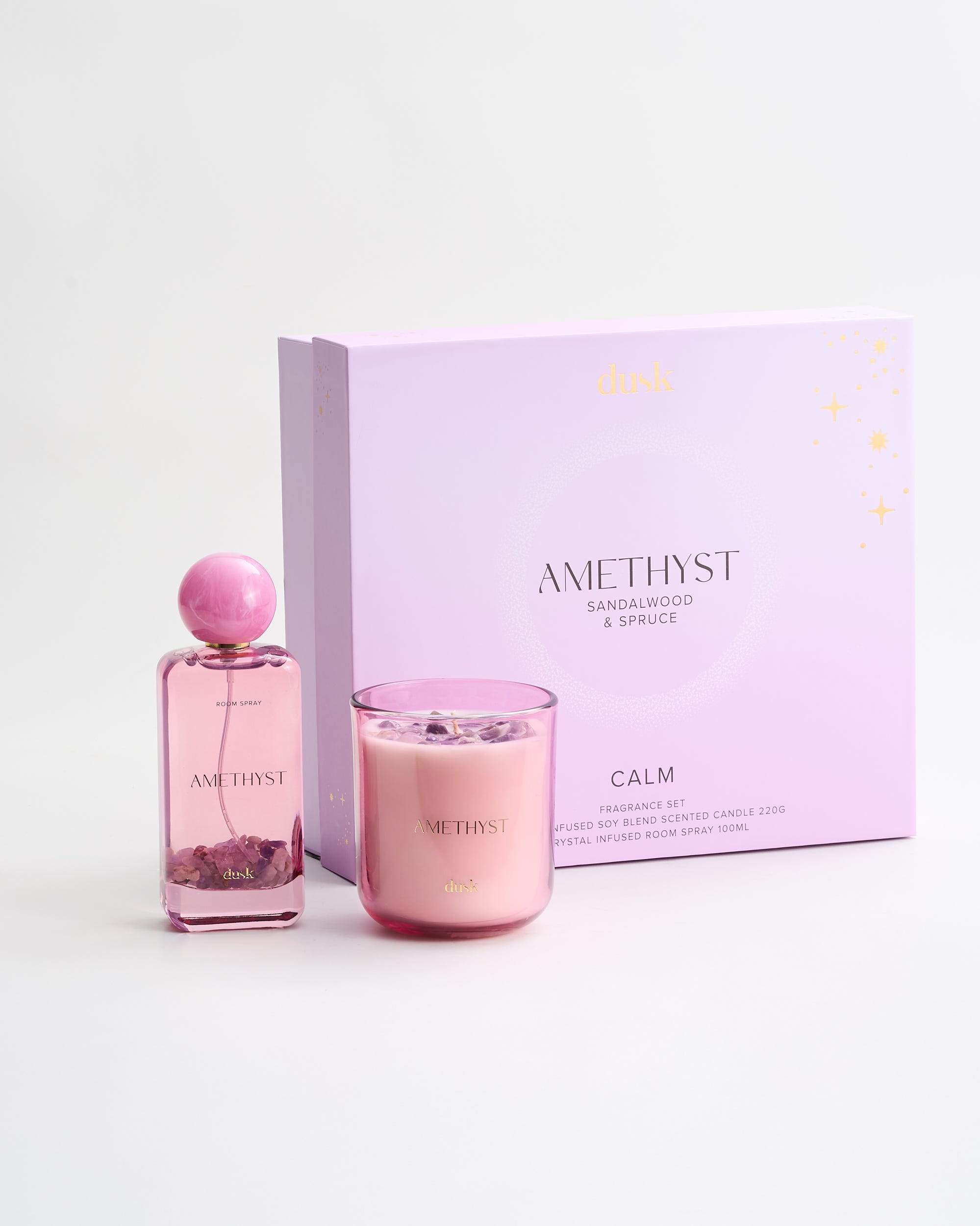 Amethyst Calm Candle & Room Spray Gift Set