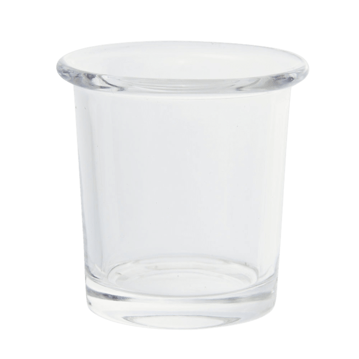 Lipped Votive Candle Holder