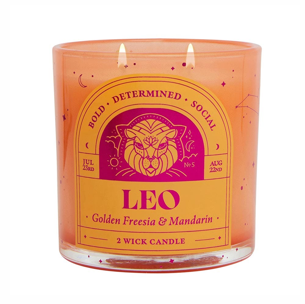 Leo 2 Wick Scented Candle