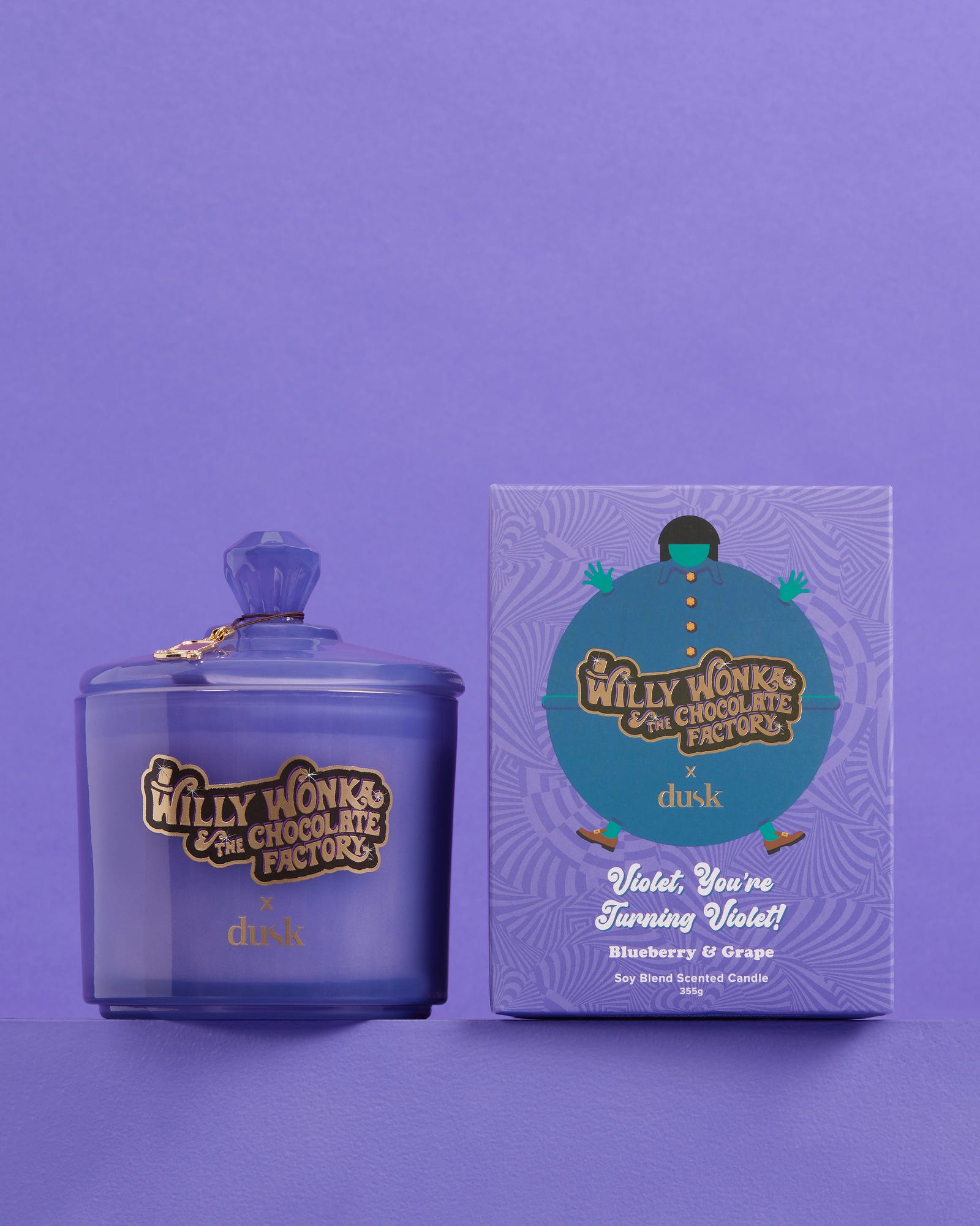 Violet, You're Turning Violet! Soy Blend Scented Candle 355g