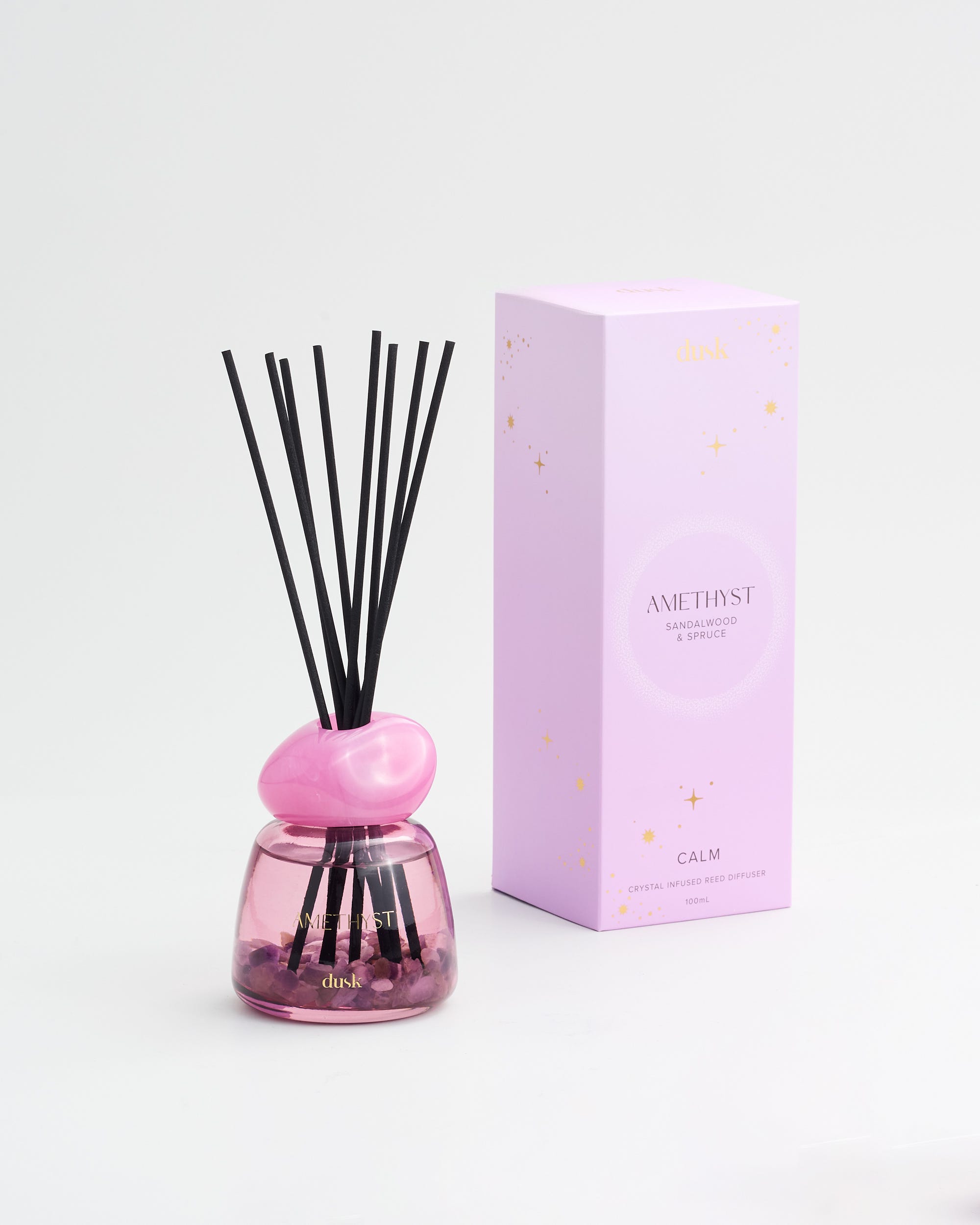 Amethyst Crystal Infused Reed Diffuser 100mL