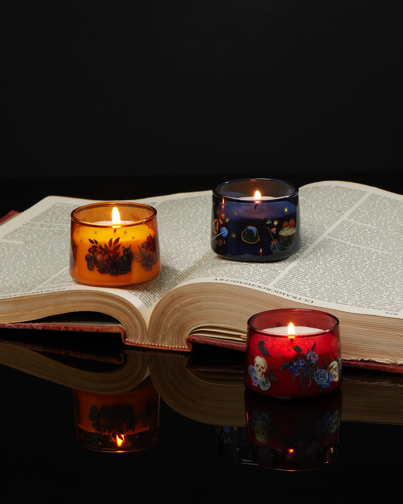 Witch's Cauldron 3 x Soy Blend Scented Candle 70g