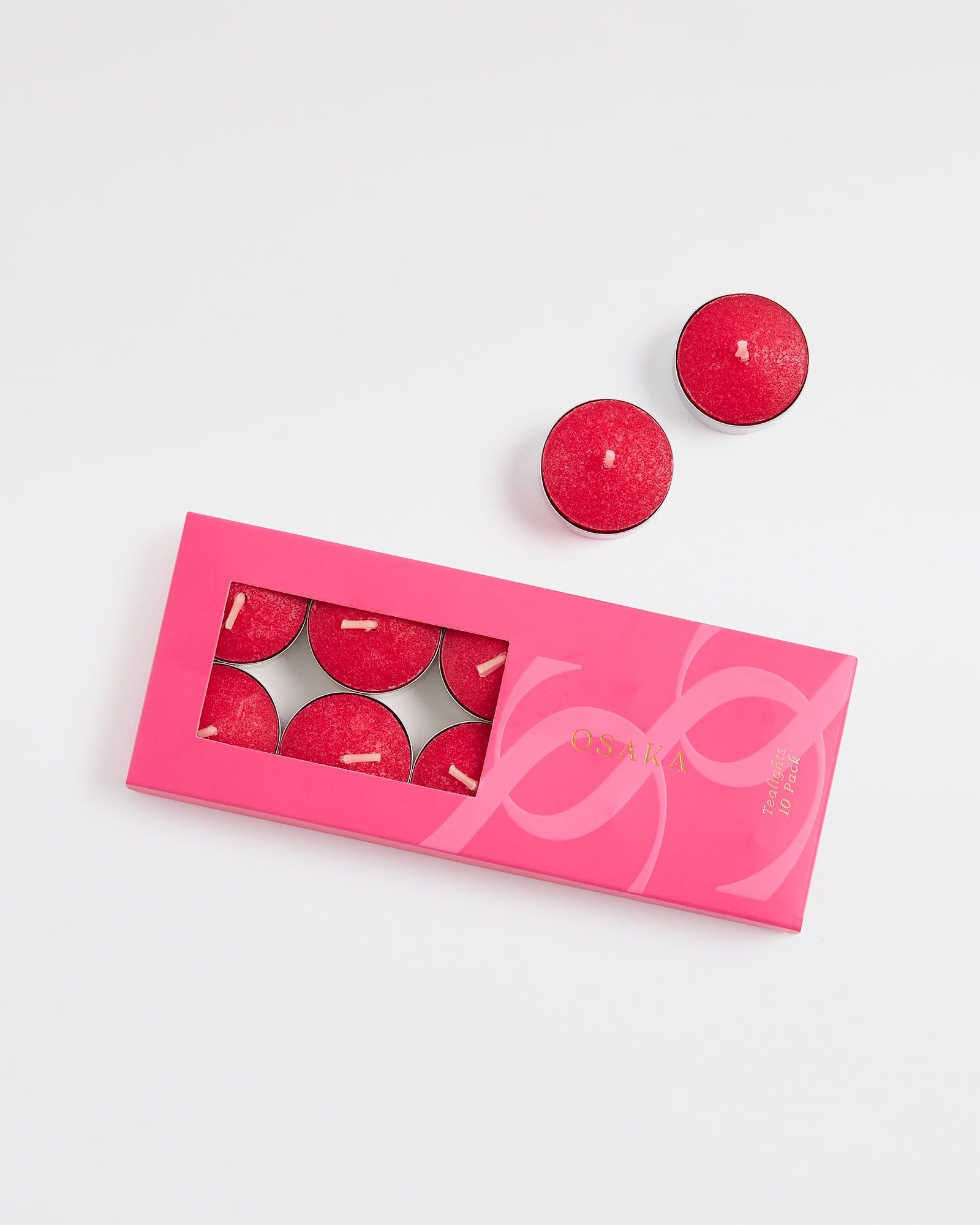 Cherry Blossom & Musk Osaka Scented Tealight Candles (10 Pack)