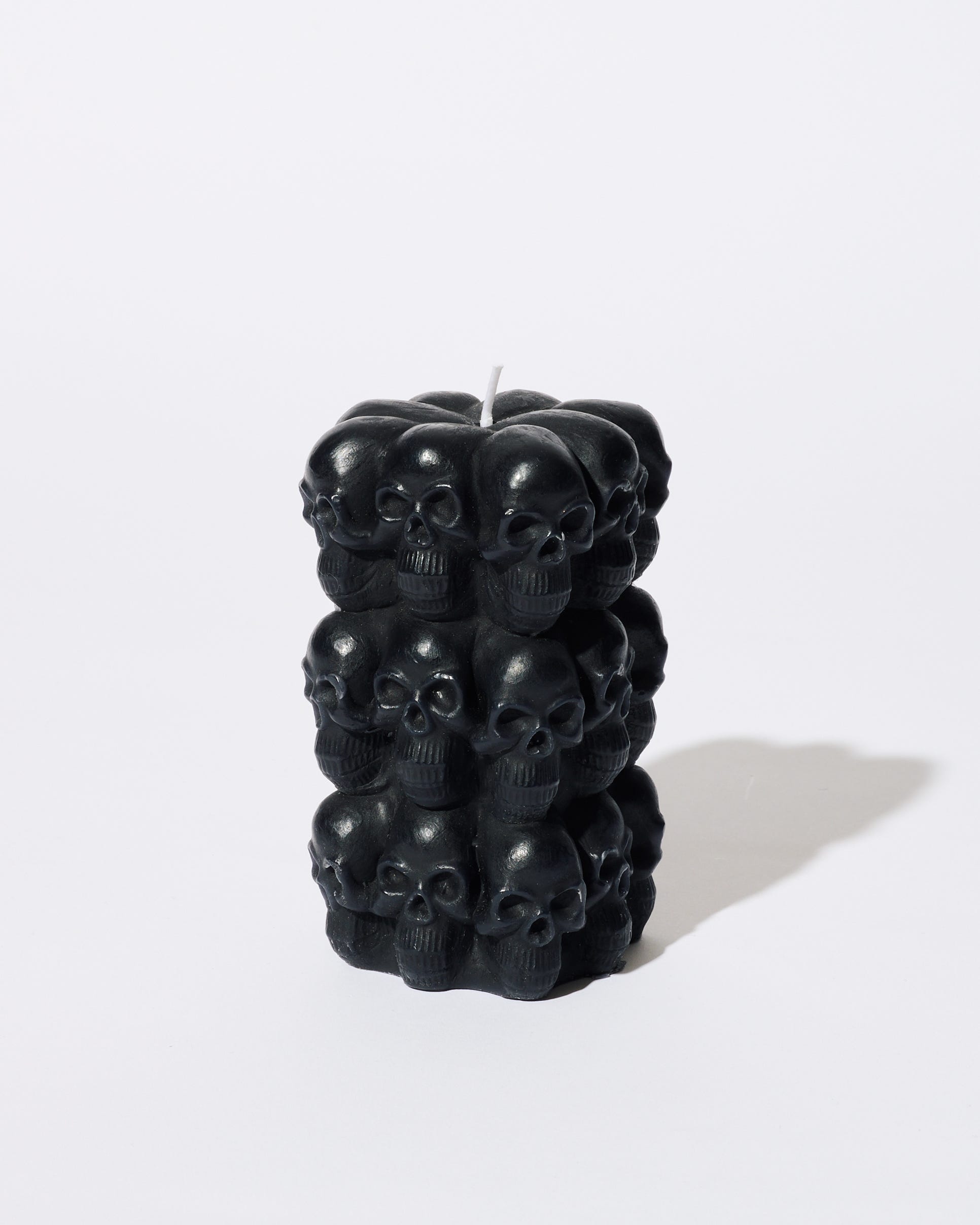 Haunted Skulls Unscented Pillar Candle 385g