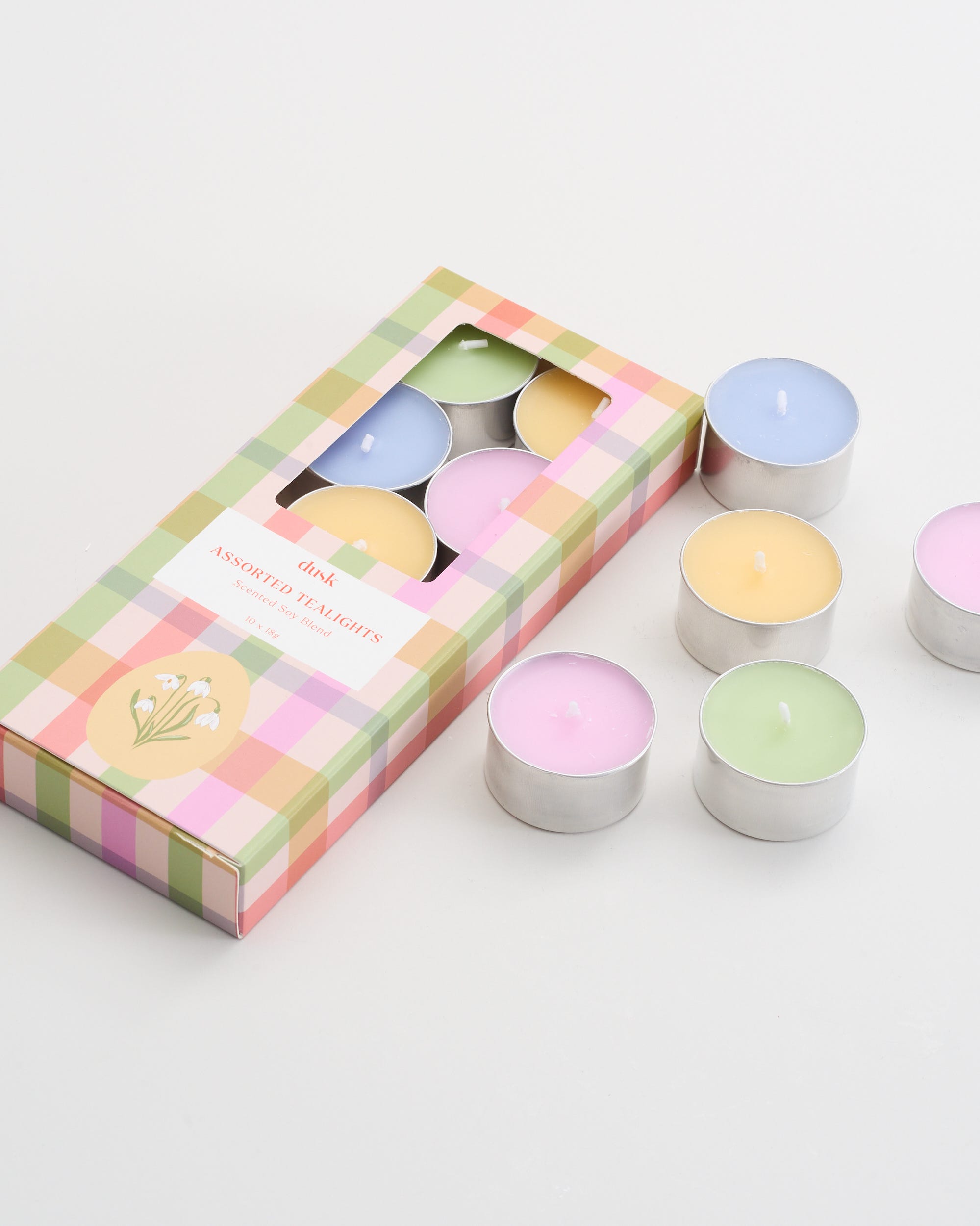 Country Cottage Assorted Tealights 10PK