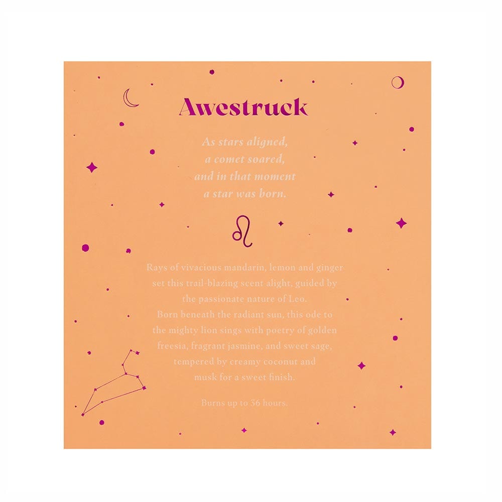 Leo 2 Wick Scented Candle