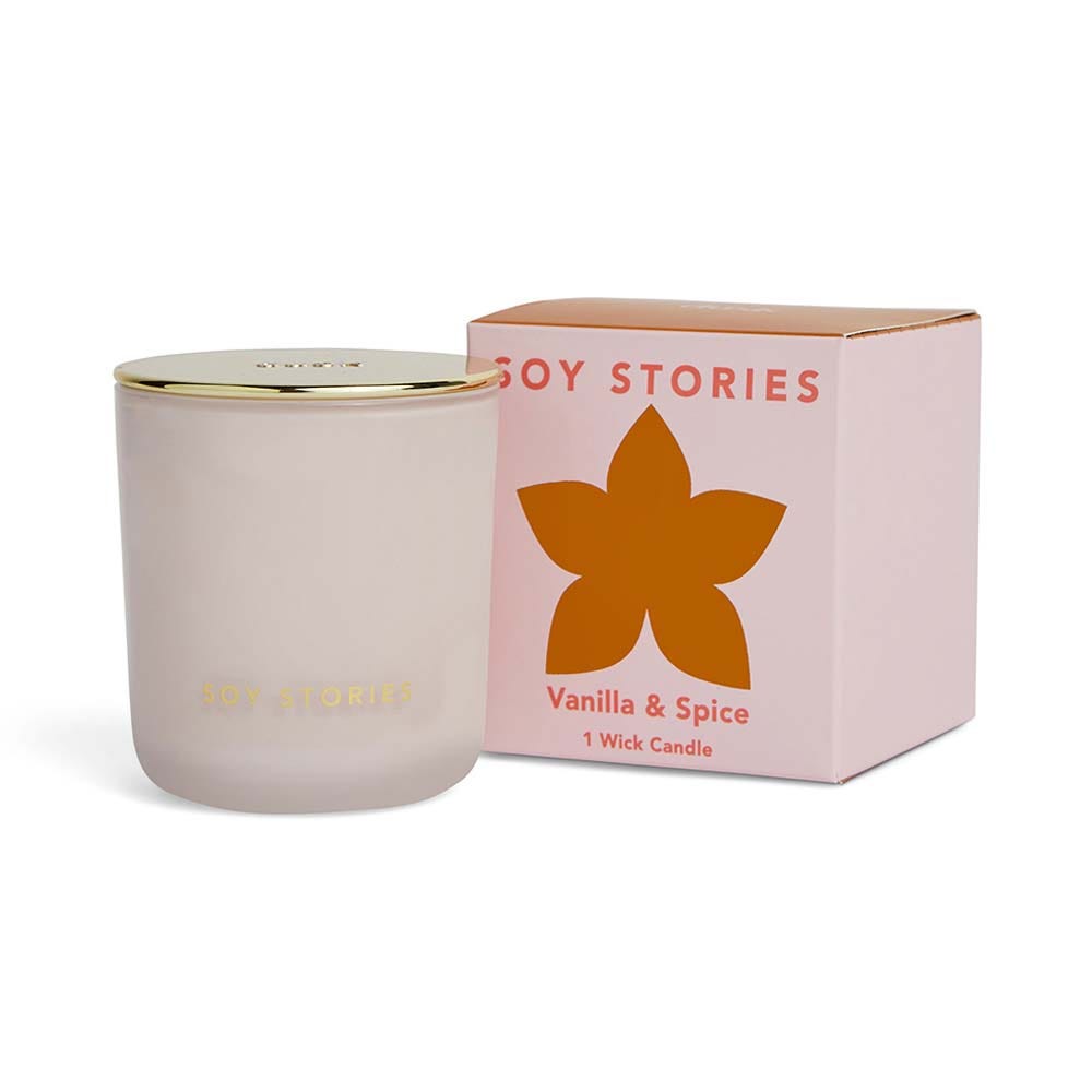 Vanilla & Spice 1 Wick Soy Scented Candle