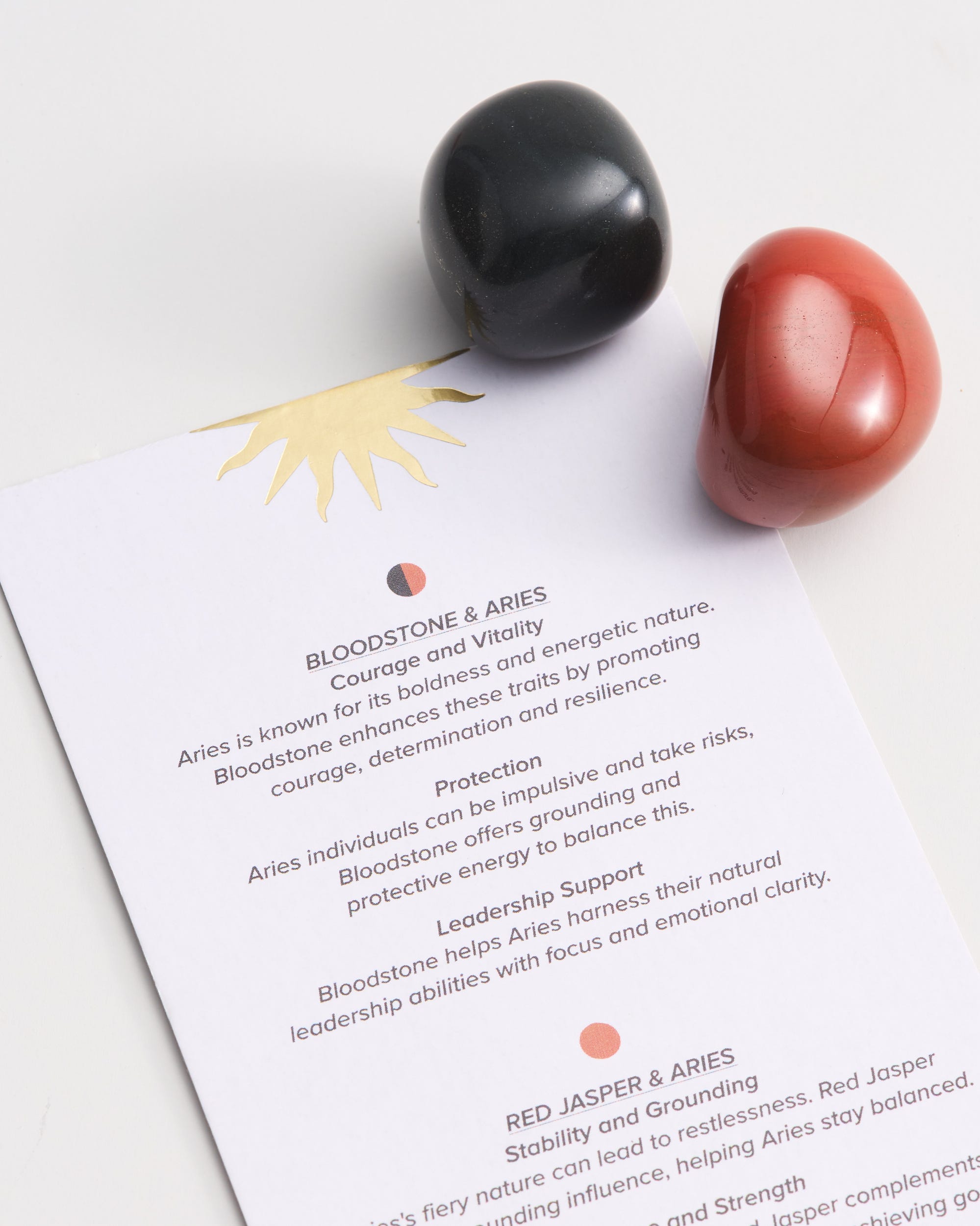 Aries Zodiac Crystal Set