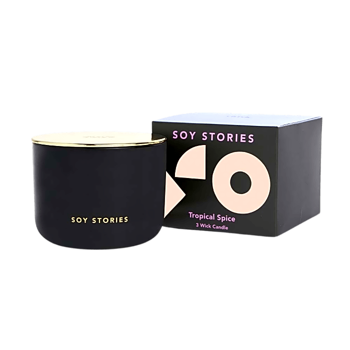 Tropical Spice 3 Wick Soy Scented Candle