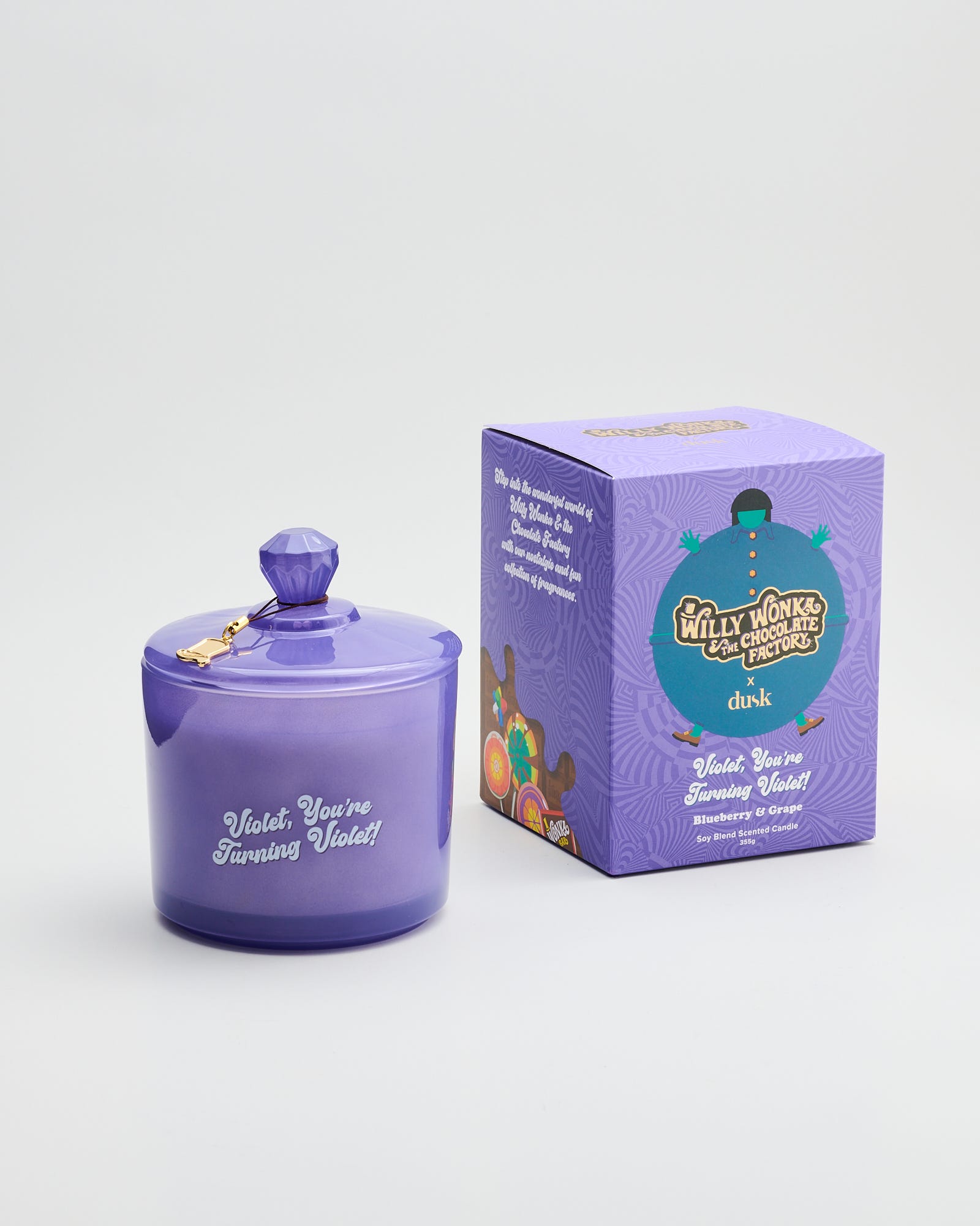 Violet, You're Turning Violet! Soy Blend Scented Candle 355g