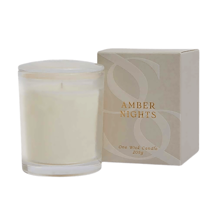 Patchouli & Vanilla Amber Nights 1 Wick Scented Candle