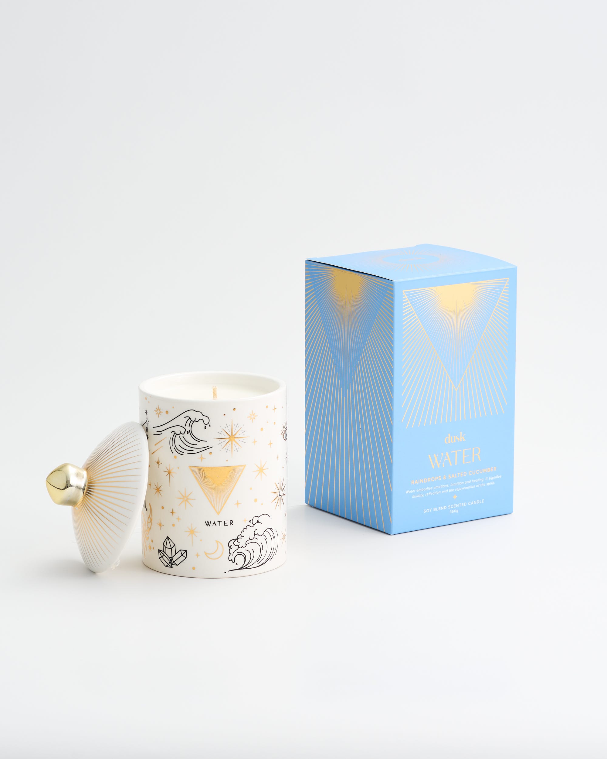 Water Soy Blend Scented Candle 350g