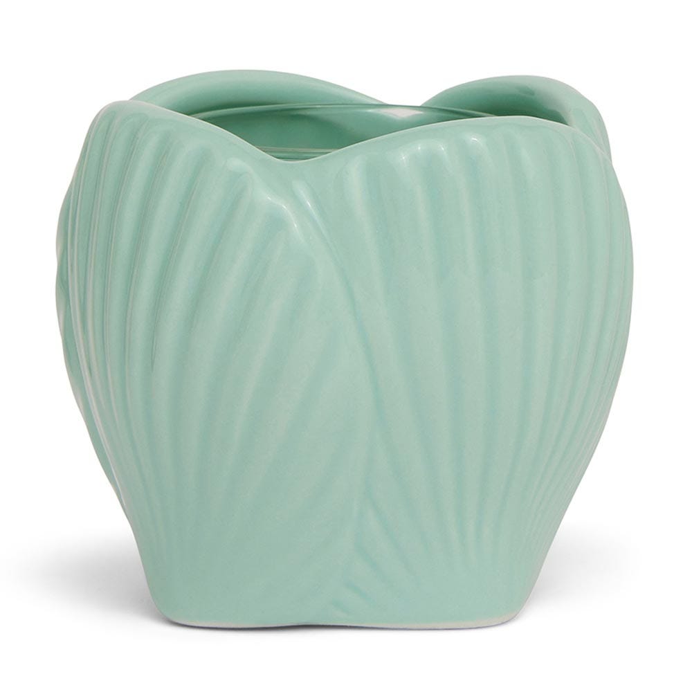 Mint Shell Votive Holder