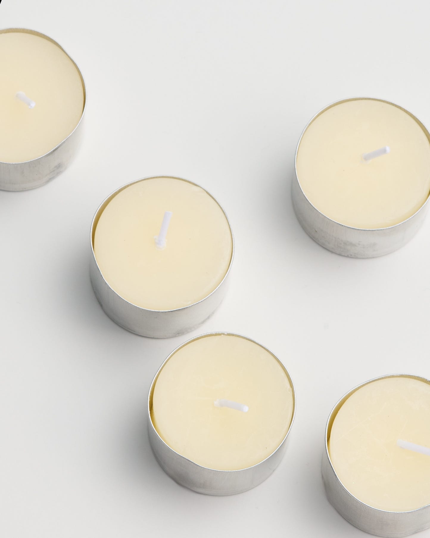 Unscented Tealight Candles Ivory 20 Pack