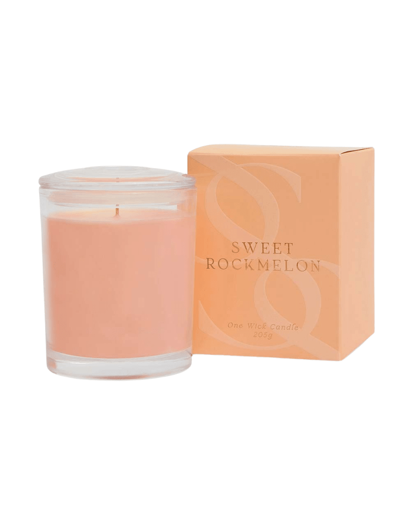 Sweet Rockmelon 1 Wick Scented Candle