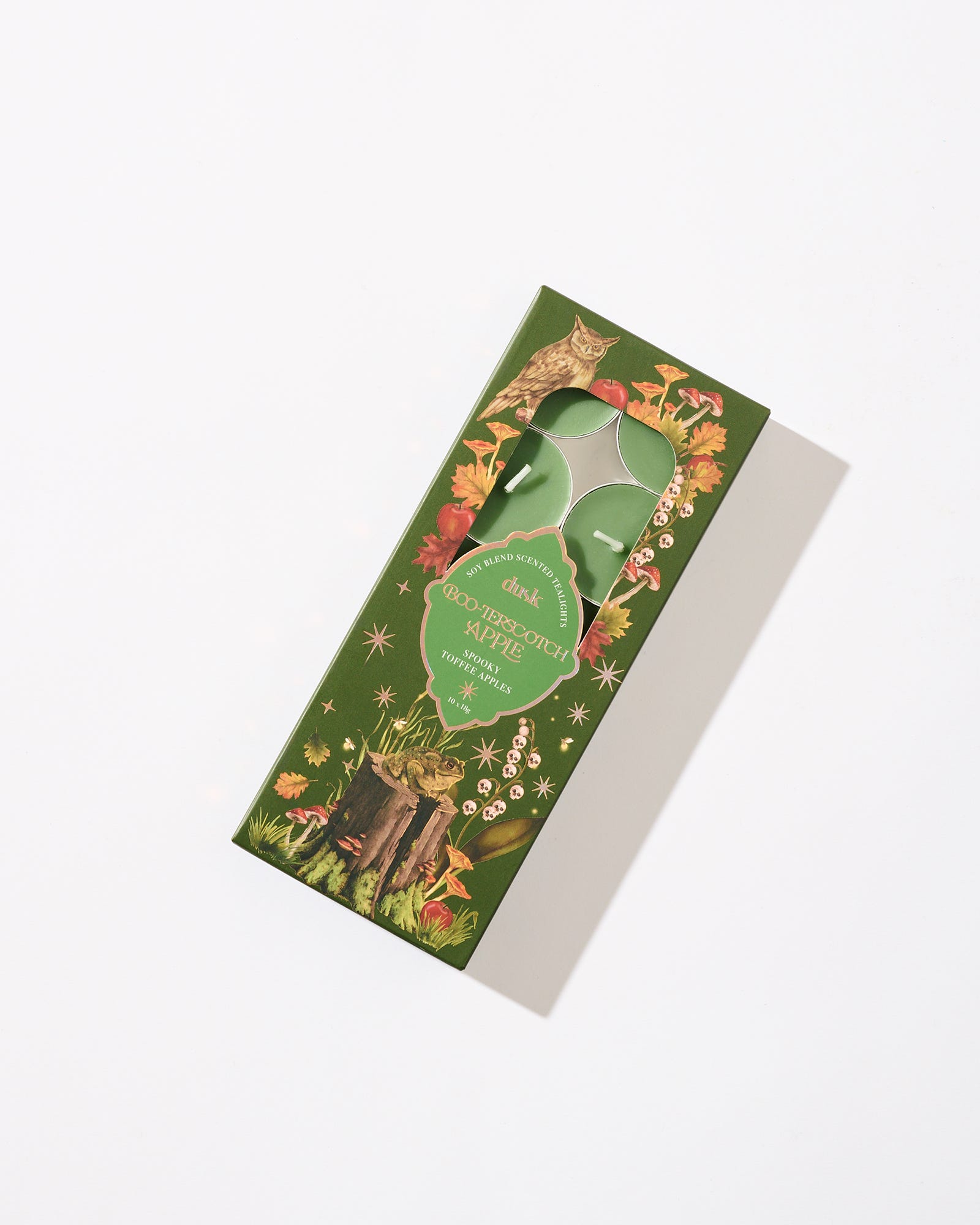 Boo-tterscotch Apple Scented Soy Blend Tealights 10 x 18g