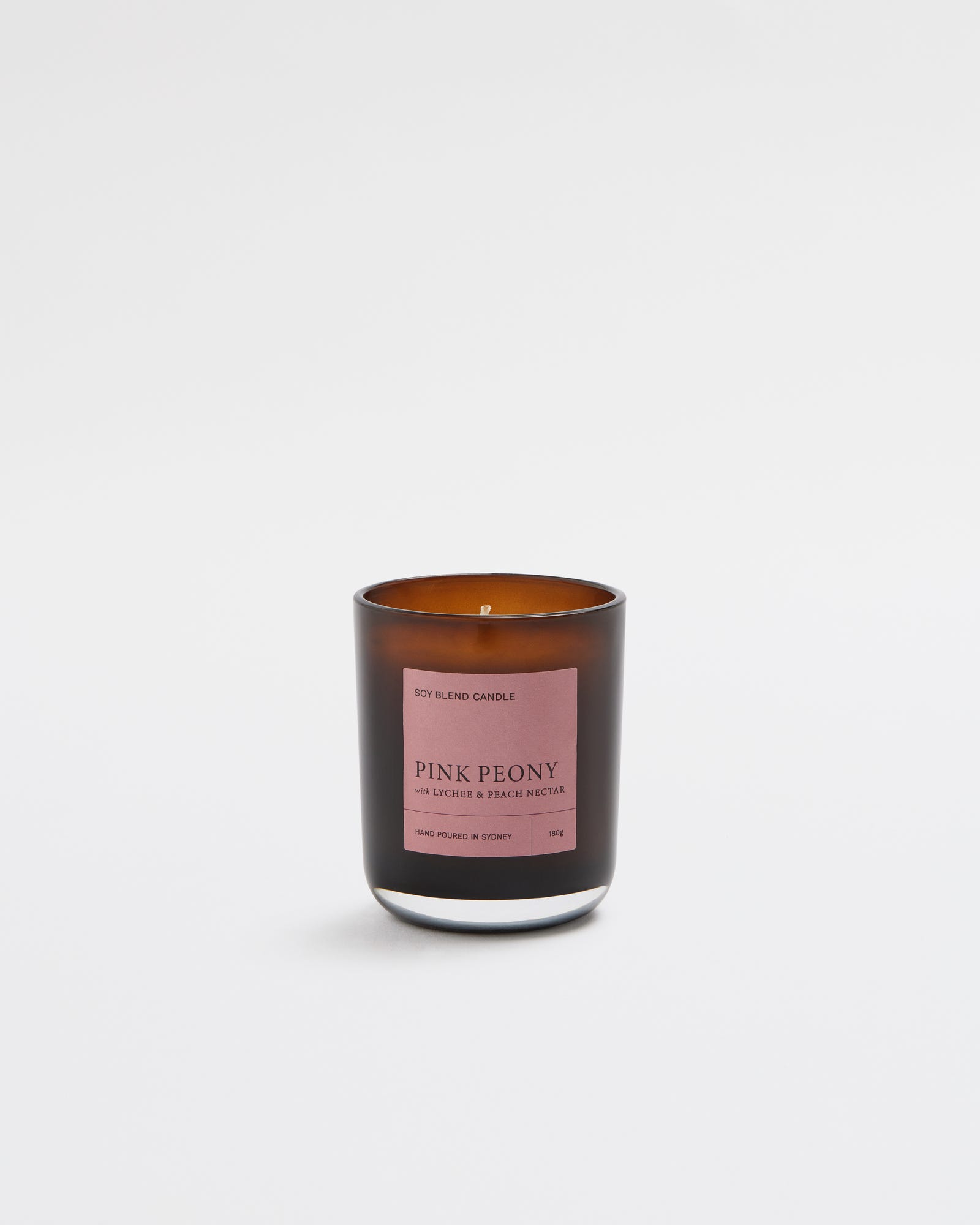 Pink Peony 180g Soy Candle - Rejuvenate Collection