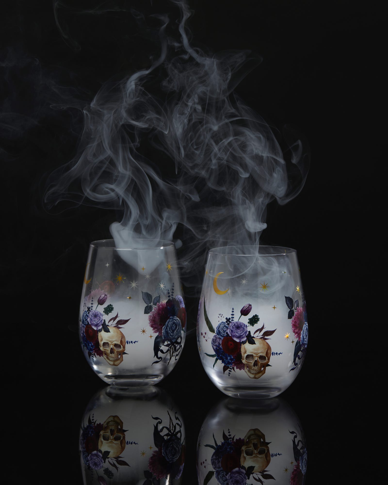 Magic Spells Wine Glasses